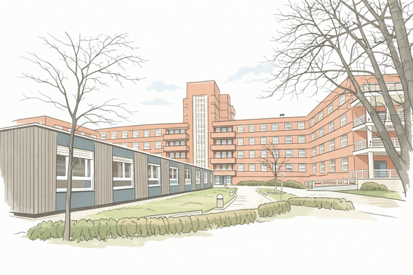 Bild der Universitäts-Frauenklinik in Tübingen als eines der führenden Zentren zur Behandlung der Pierre-Robin-Sequenz